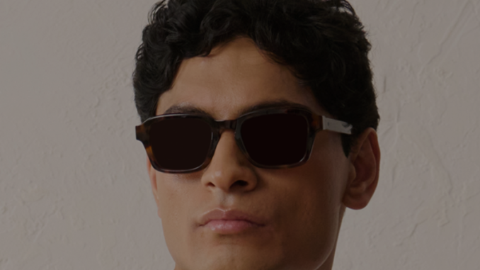 Man wearing sunglasses